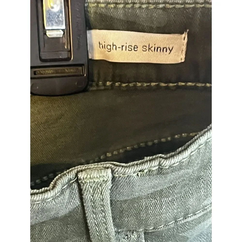 Social Standard Sanctuary Camouflage Camo High Rise Jeans Pant Skinny Ankle 8/29